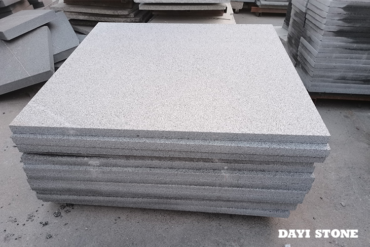 G654-5 Dark Grey Granite Stone Slabs Top flamed others awn 80x80x3cm